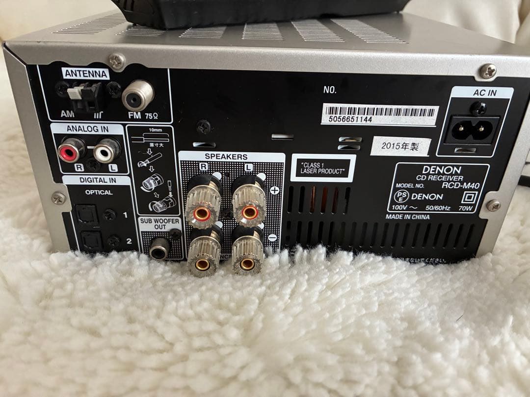 DENON RCD-M40 シルバー コンパクトオーディオシステム