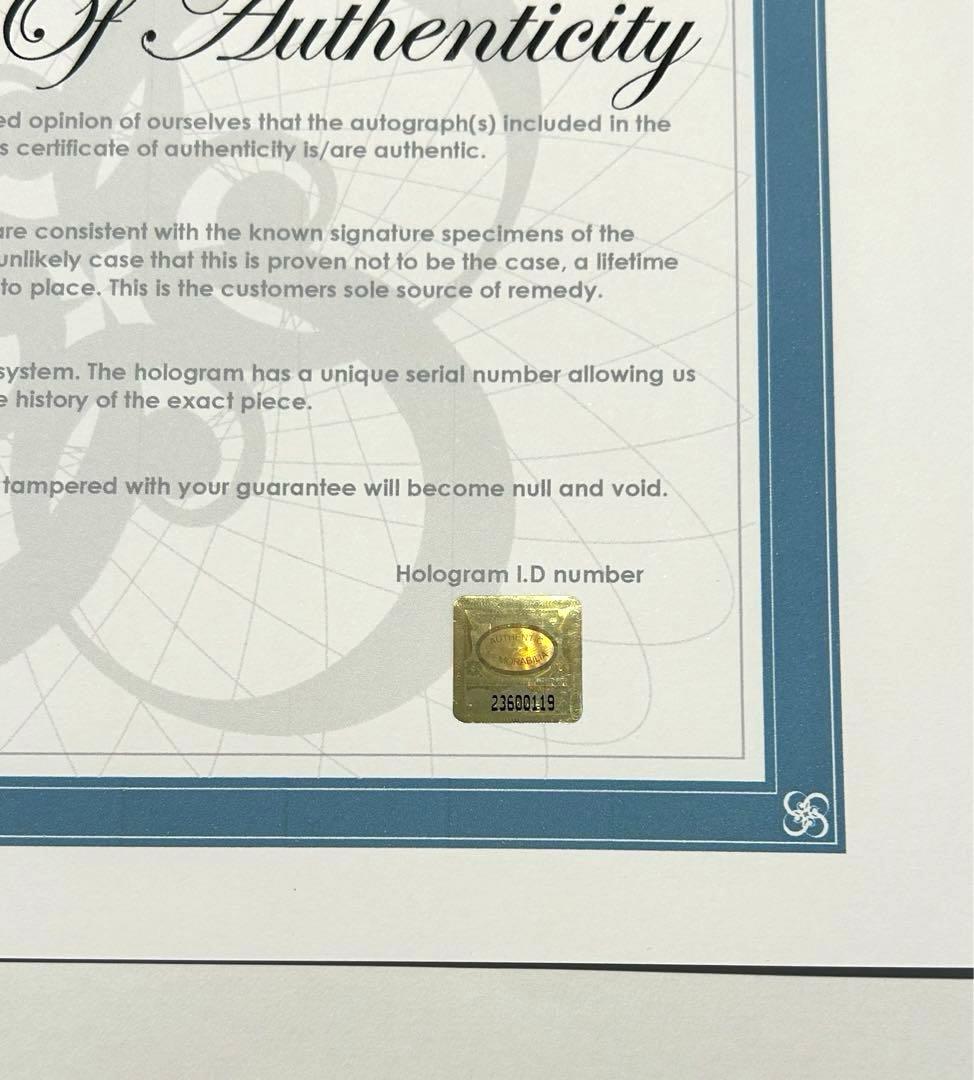 デイビッド・ベッカム　直筆サイン入り　フォト