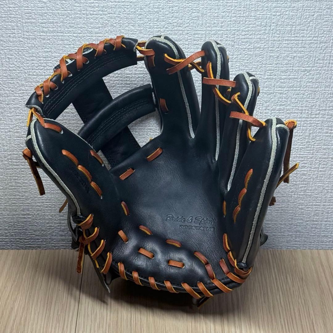 ZETT プロステイタス 軟式 内野手用 クロス締め/逆巻き