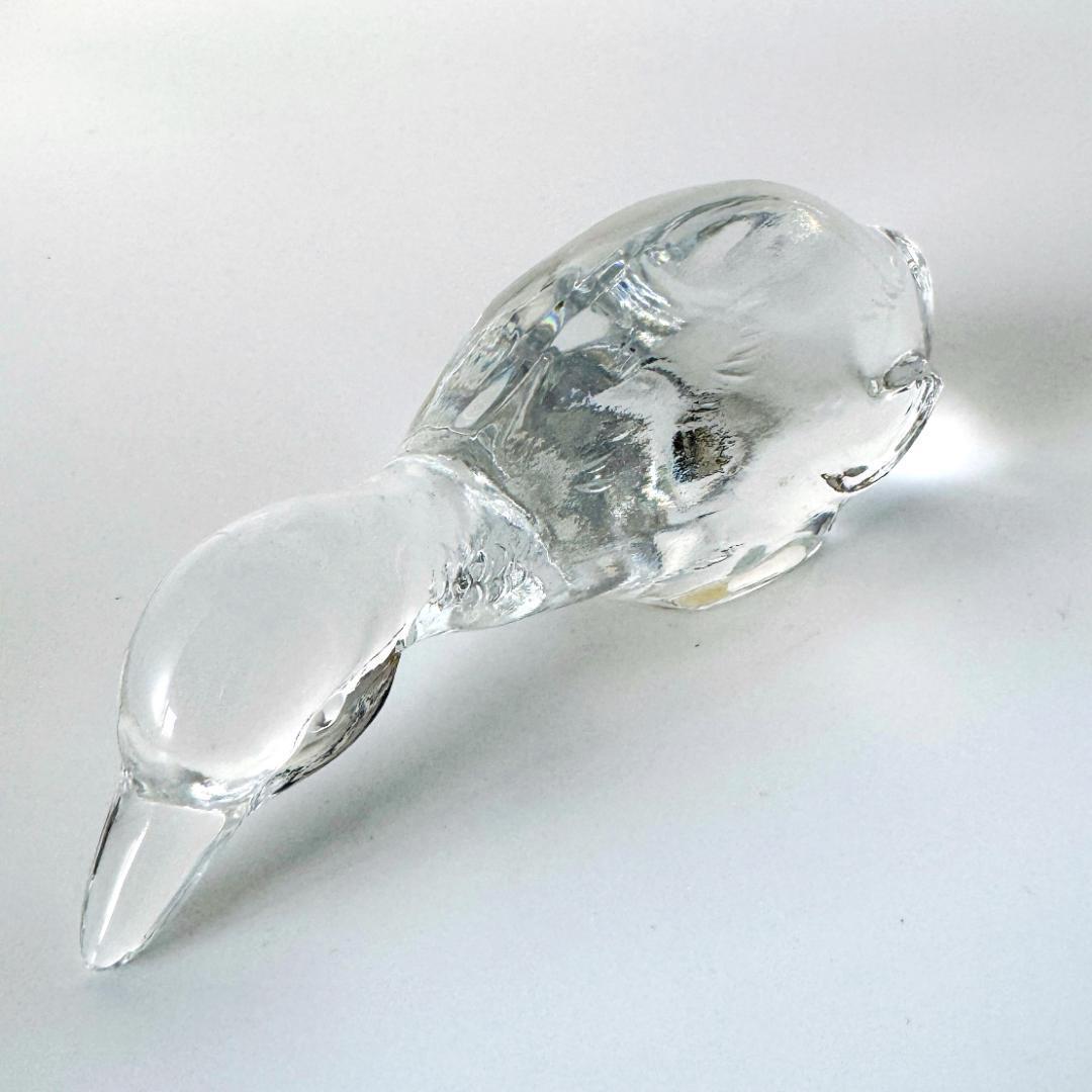 【バカラ】動物 カモ 置物 インテリア★美品★金運2