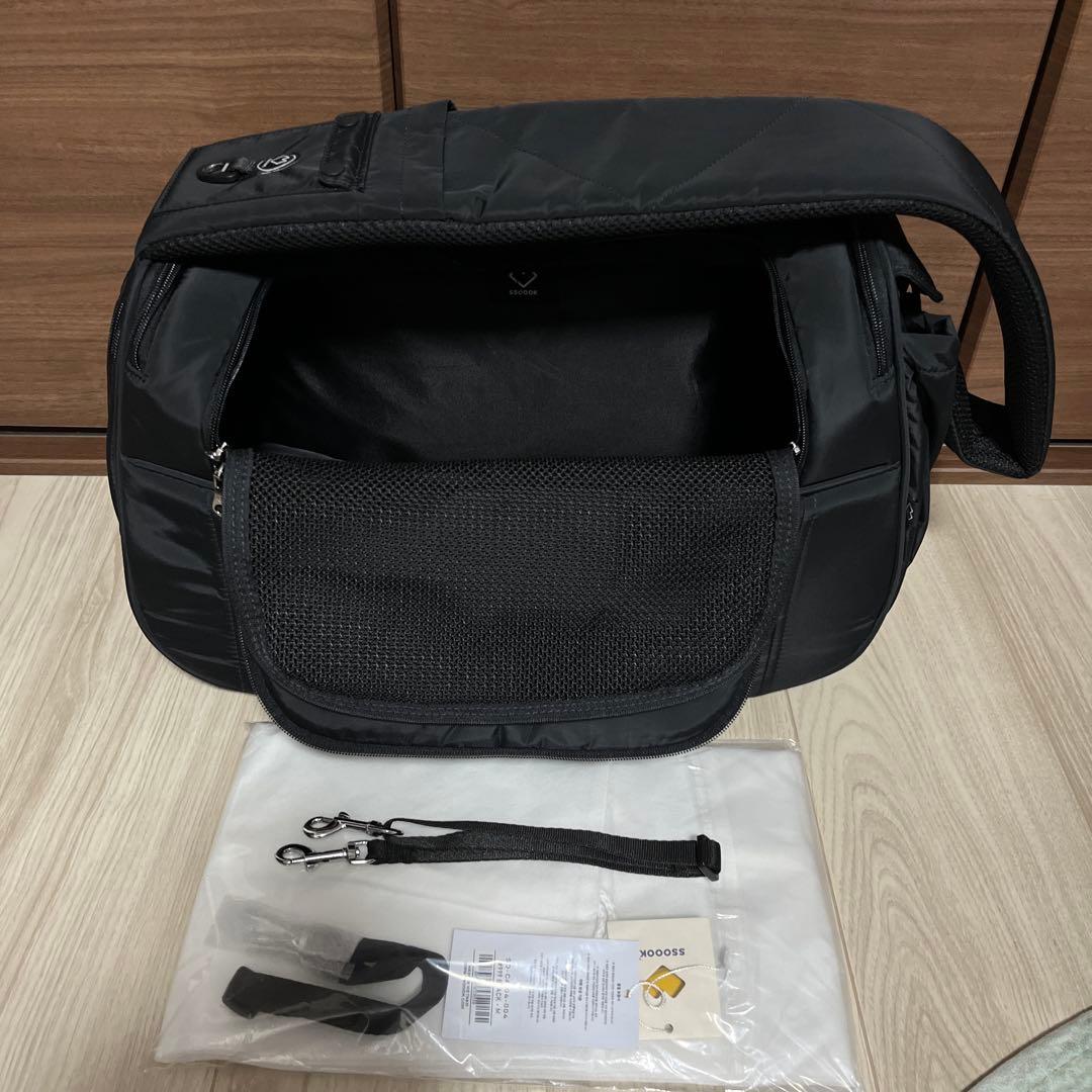 ssoook スリングバッグ 黒 左 Mサイズ