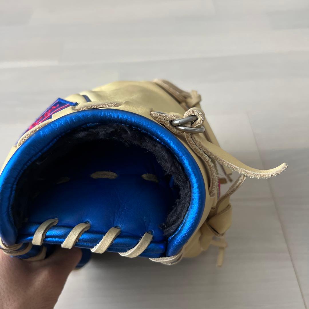 Rawlings 軟式グローブ 特別仕様 ベージュ/青