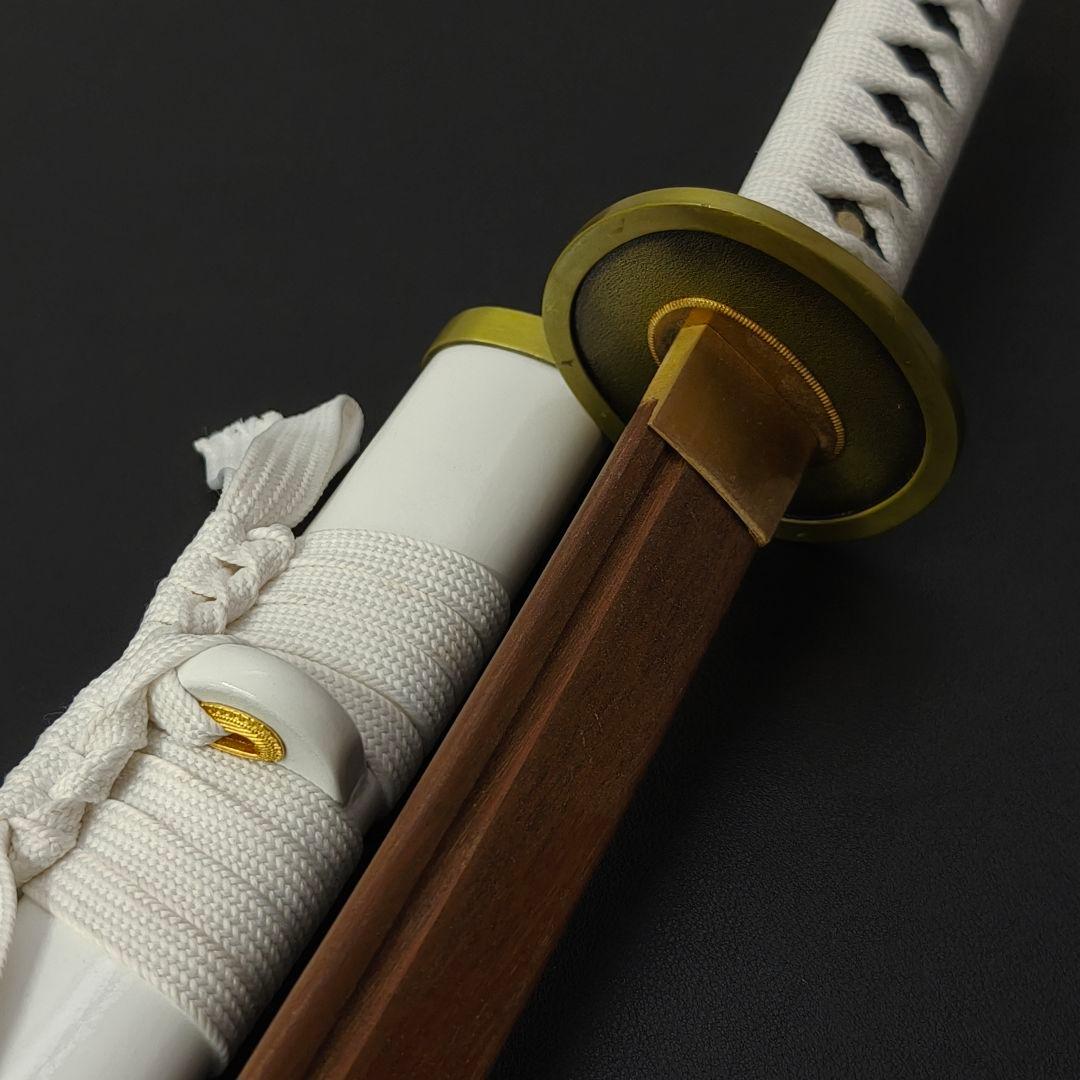 と*ん様 日本刀　模造刀　和道一文字　木製刀　硬木製　居合練習　合金装具　刀剣拵