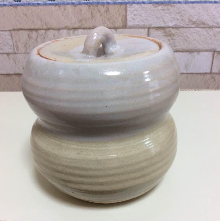 萩焼 中村松堂 水指