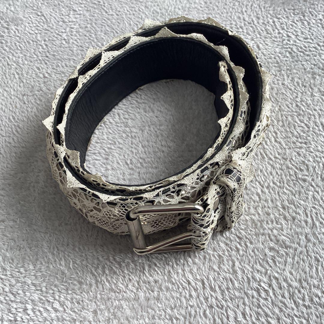 小物 UNDERCOVER 02ss Lace Studded Belt