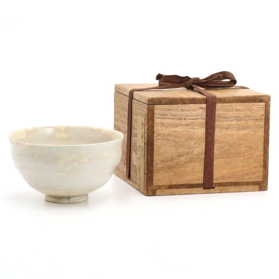 出雲焼茶碗 裏千家十四代 淡々斎書付 茶道具　V217　1F14D