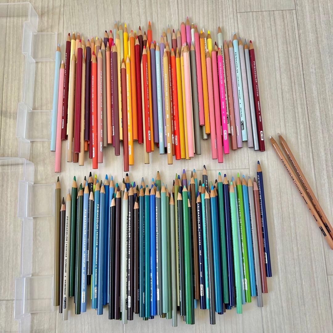 プリズマカラー プレミア 色鉛筆 156本＋カラーレスブレンダー2本 大量セット
