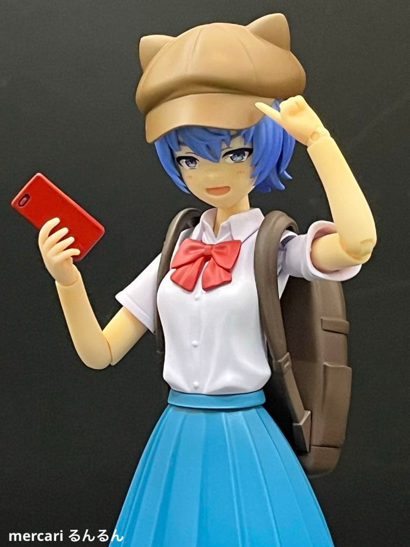 創彩少女庭園　虹村 映美　綾波レイカラーver＋モトコンポNERV塗装完成品