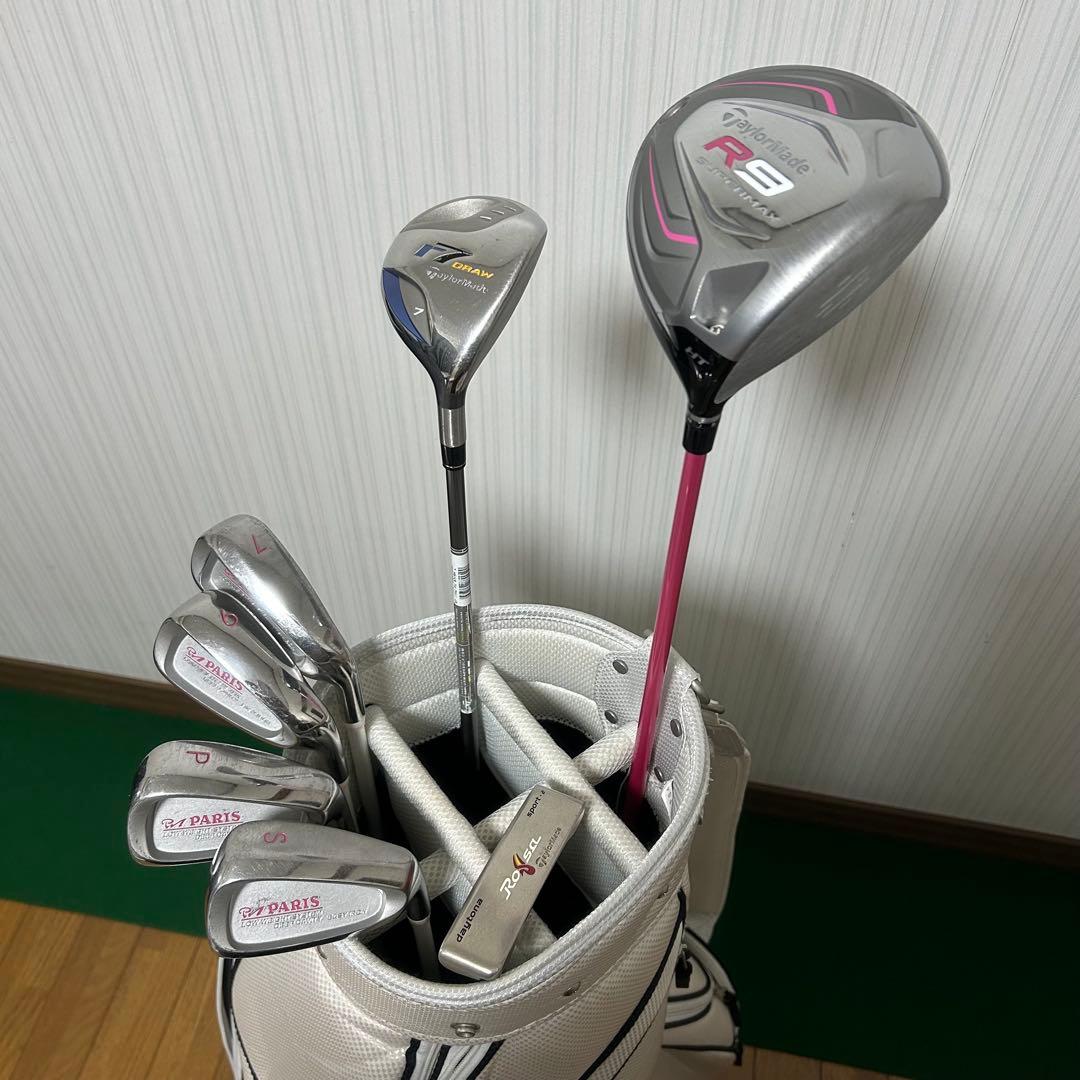 テーラーメイド R9 r7 パリス レディース ゴルフクラブ セット