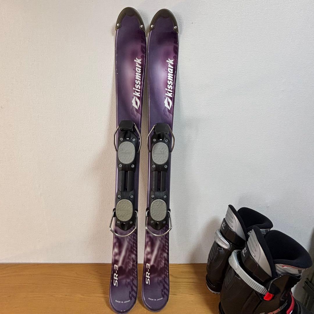 メンズ　ショートスキー　ファンスキーセット　kissmark 28-28.5cm