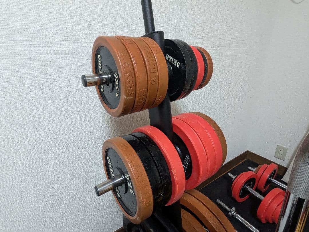 【取り置き中】島根引取限定　パワーラック（パワーテック）　ベンチバーベルダンベル