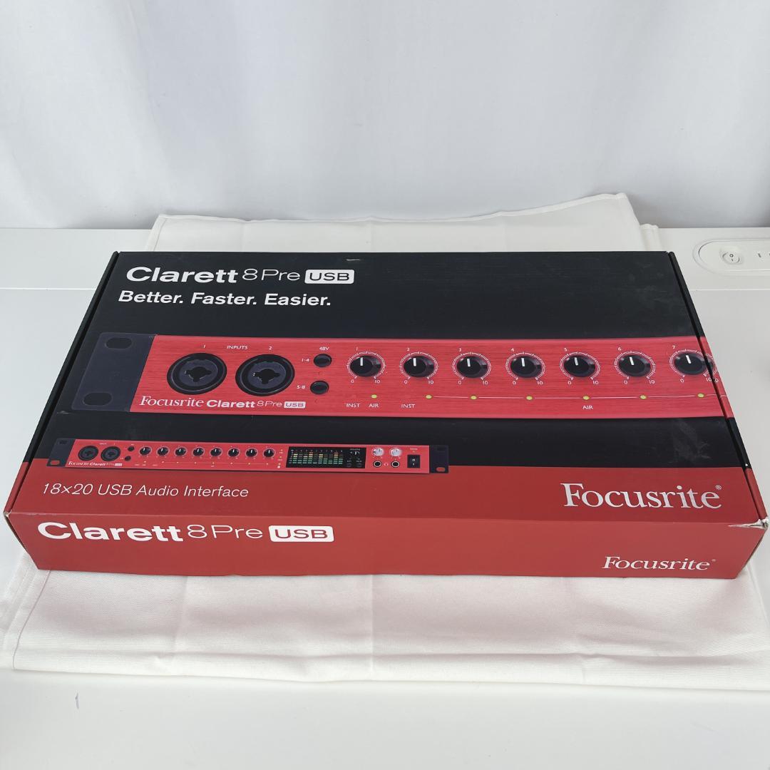 美品☘️ FOCUSRITE Clarett 8Pre USB インターフェース