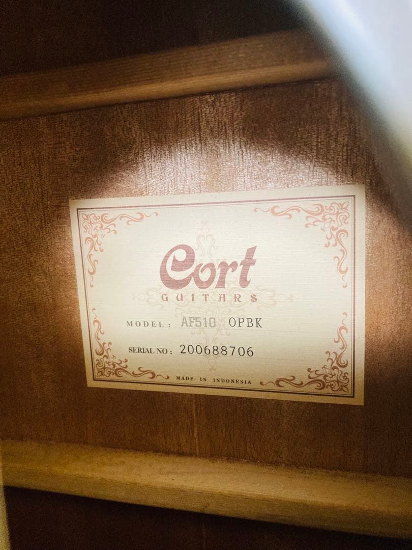 激安！アコースティックギター　アコギ　コルト　CORT　AF510　ハードケース