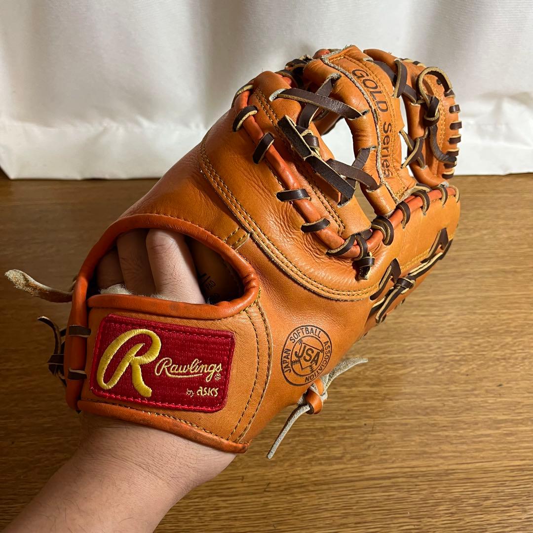 ローリングス Gold Series 一般軟式 ソフト ファーストミット 美品