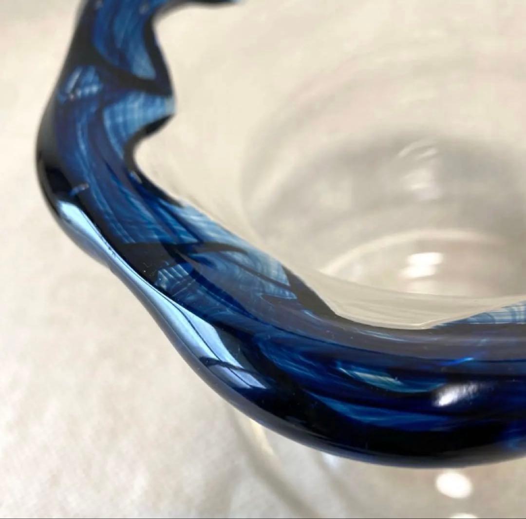 【最終価格】KITAICHI ガラス金魚鉢大 メダカ飼育鉢 厚手透明吹ガラス