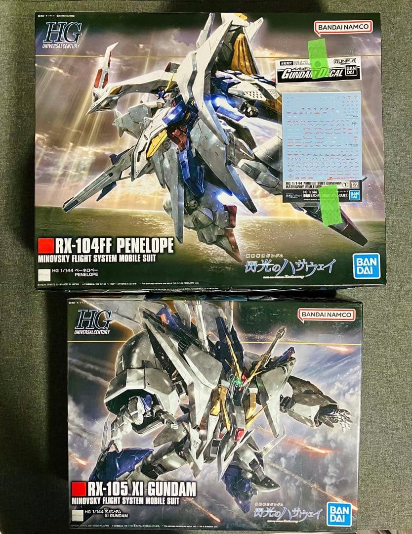 【新品】HGUC 機動戦士ガンダム 閃光のハサウェイ ペーネロペー&Ξガンダム