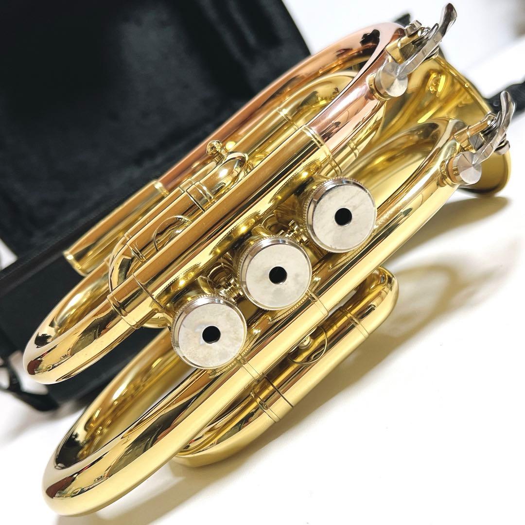 【極美品】MINERVA MPT250L ポケットトランペット　管楽器　吹奏楽