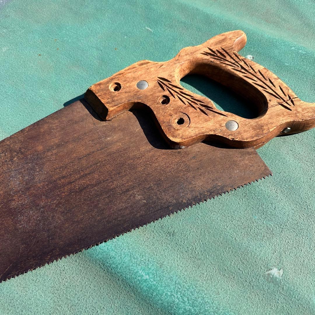 ヴィンテージ ハンドソー ノコギリ アンティーク ディスプレイ用