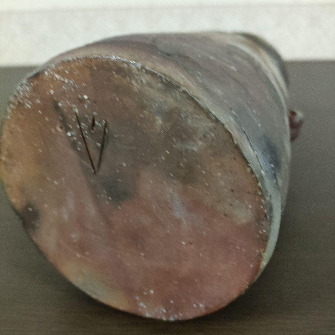 ミィ　人間国宝 伊勢崎淳 備前焼 耳付花入 花器 花瓶 華道具 茶道具