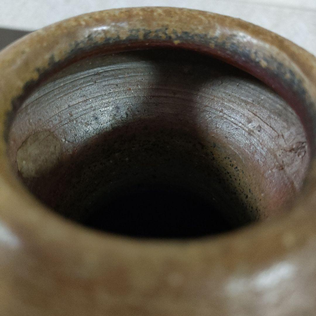 ミィ　人間国宝 伊勢崎淳 備前焼 耳付花入 花器 花瓶 華道具 茶道具