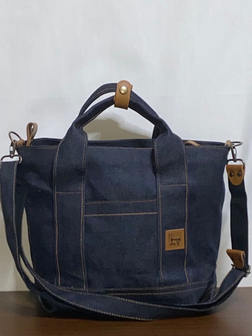 ☆ハンドメイド☆岡山デニム☆男女兼用☆3wayショルダーバッグ