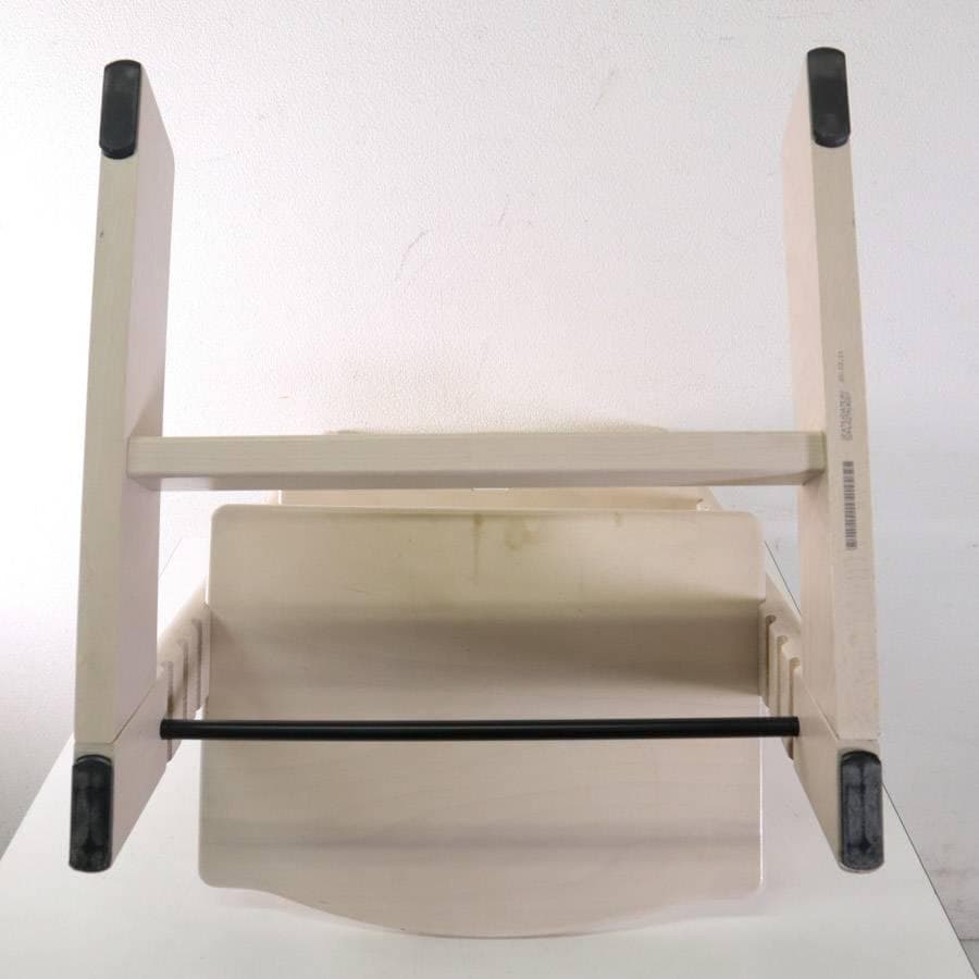 値下ストッケ トリップトラップチェア ホワイトウォッシュ 新型初期タイプ 穴なし