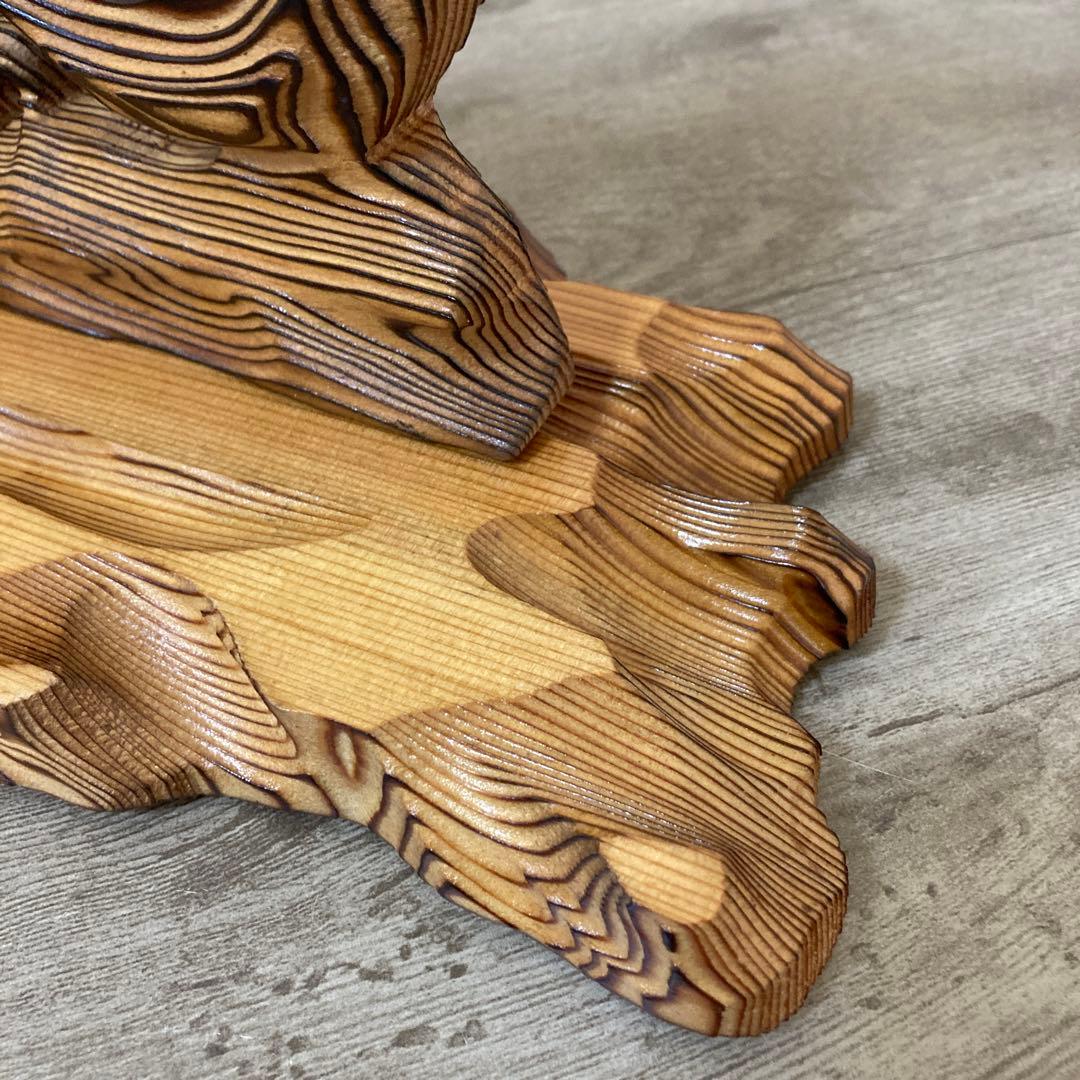屋久杉　龍　彫刻　ビンテージ　木工　工芸品　開運　置物
