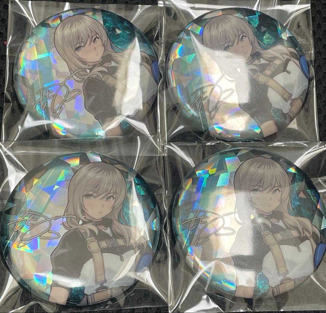 トゲナシトゲアリ 缶バッジ 河原木桃香　サイン4セット