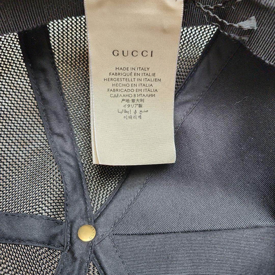 【未使用級】グッチ　GUCCI スネークモチーフ ブラックキャップ