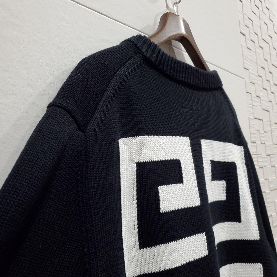【人気モデル、L】GIVENCHY 22SS 4G クルーネック ブラック