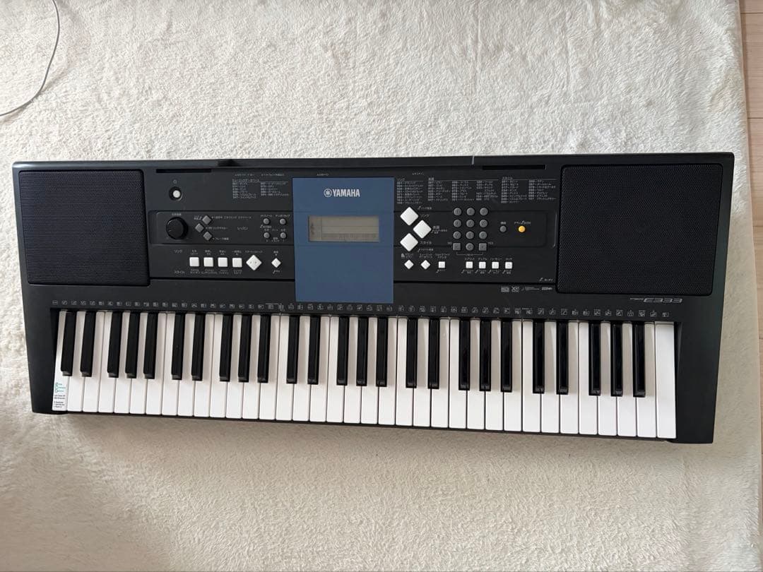 YAMAHA ヤマハ PSR-E333 ポータブルキーボード 61鍵
