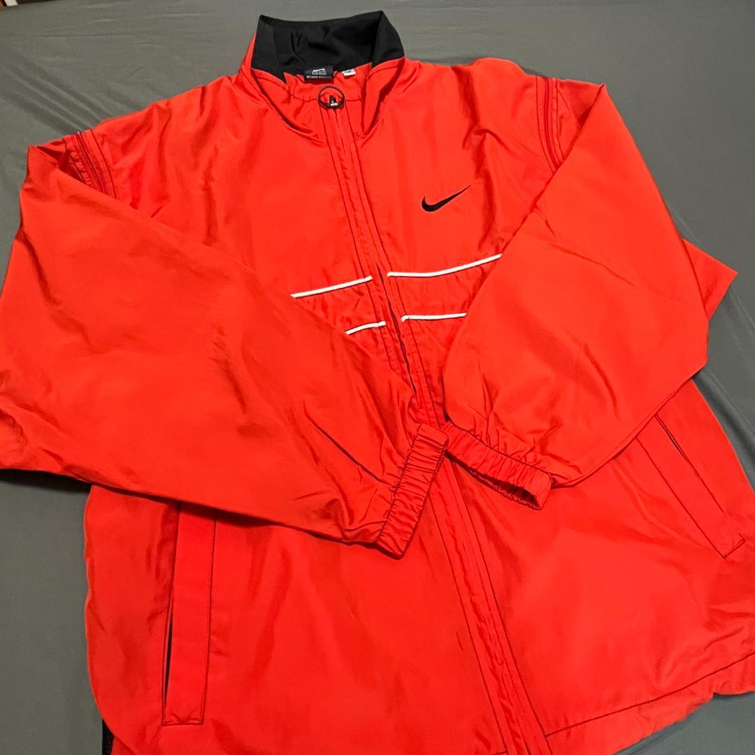 希少 90s ナイキ アガシモデル 2WAY ジャケット ベスト 赤 L相当美品