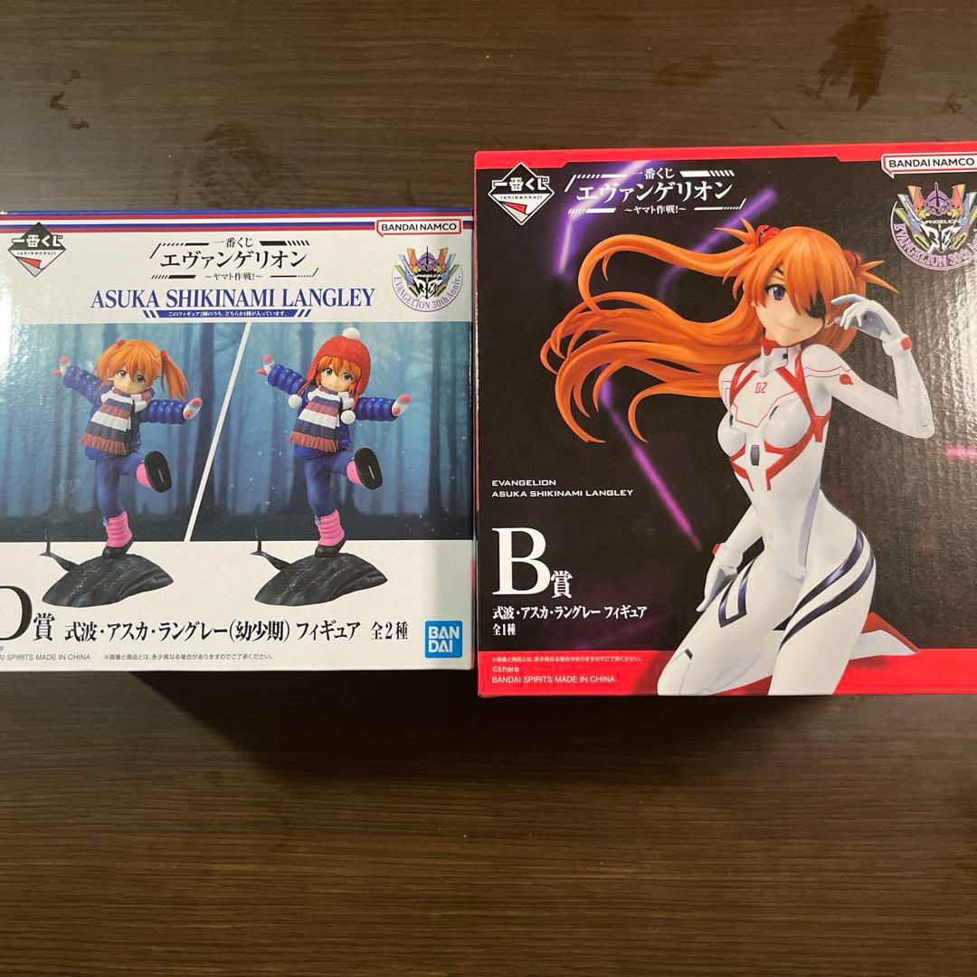 エヴァンゲリオン1番くじ　アスカ・ラングレー フィギュアセット