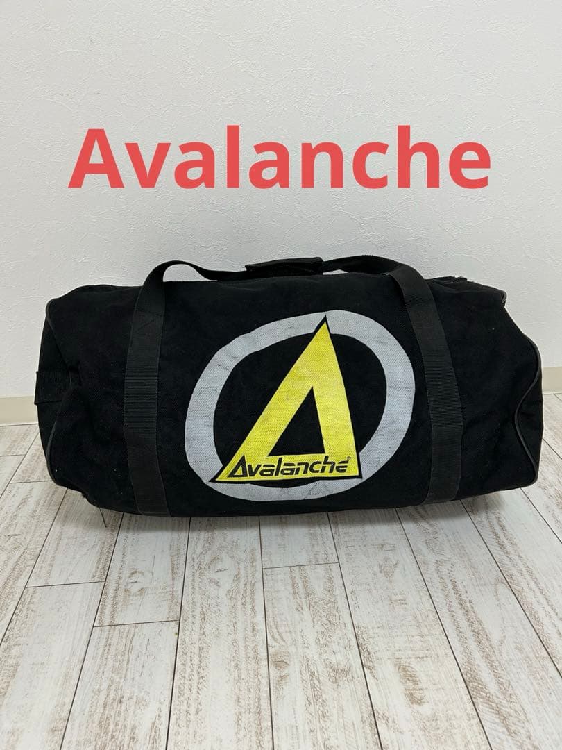 ビンテージAvalanche アバランチビックドラムバック黒