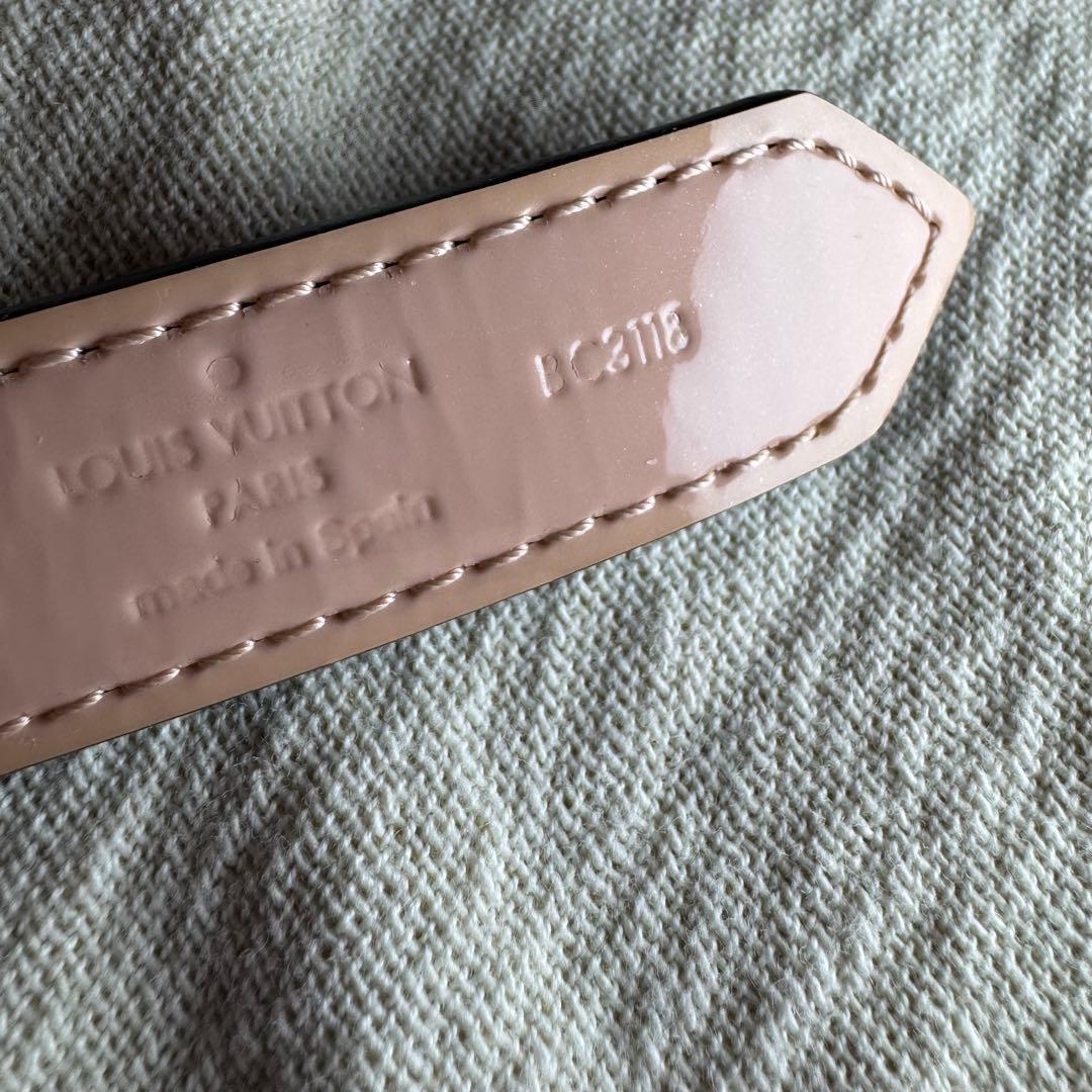ルイヴィトン ベルト LVサークル 20MM モノグラム　リバーシブル　ピンク
