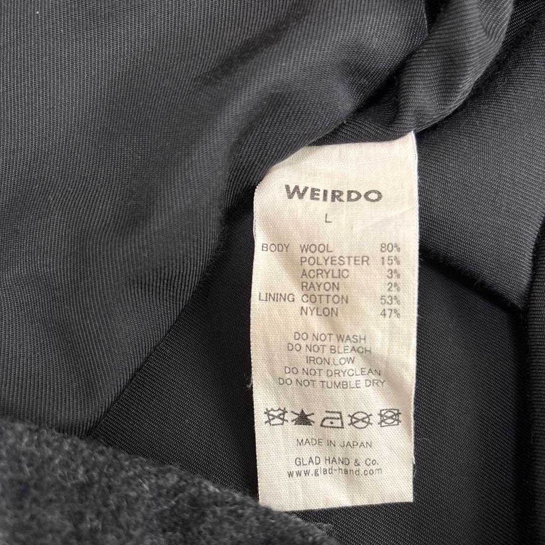 美品　Weirdo FUCK U VEST（ファックユー ベスト）　ウールベスト