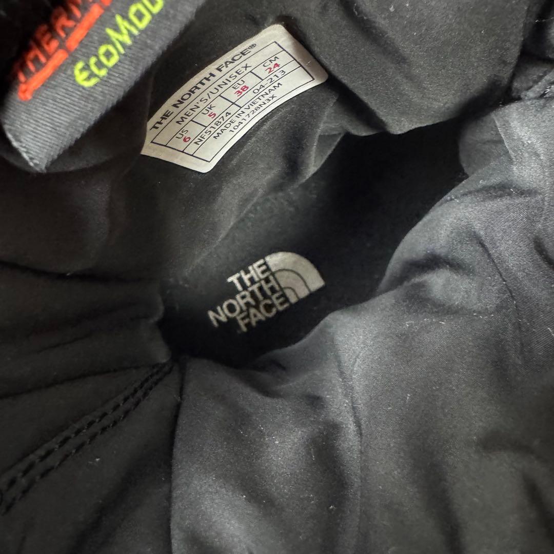 【美品】 ノースフェイス ウール調 ヌプシ ブーティ ウィンターブーツ 24cm