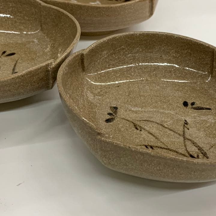 【向付　絵唐津】五枚セット　原田一歩