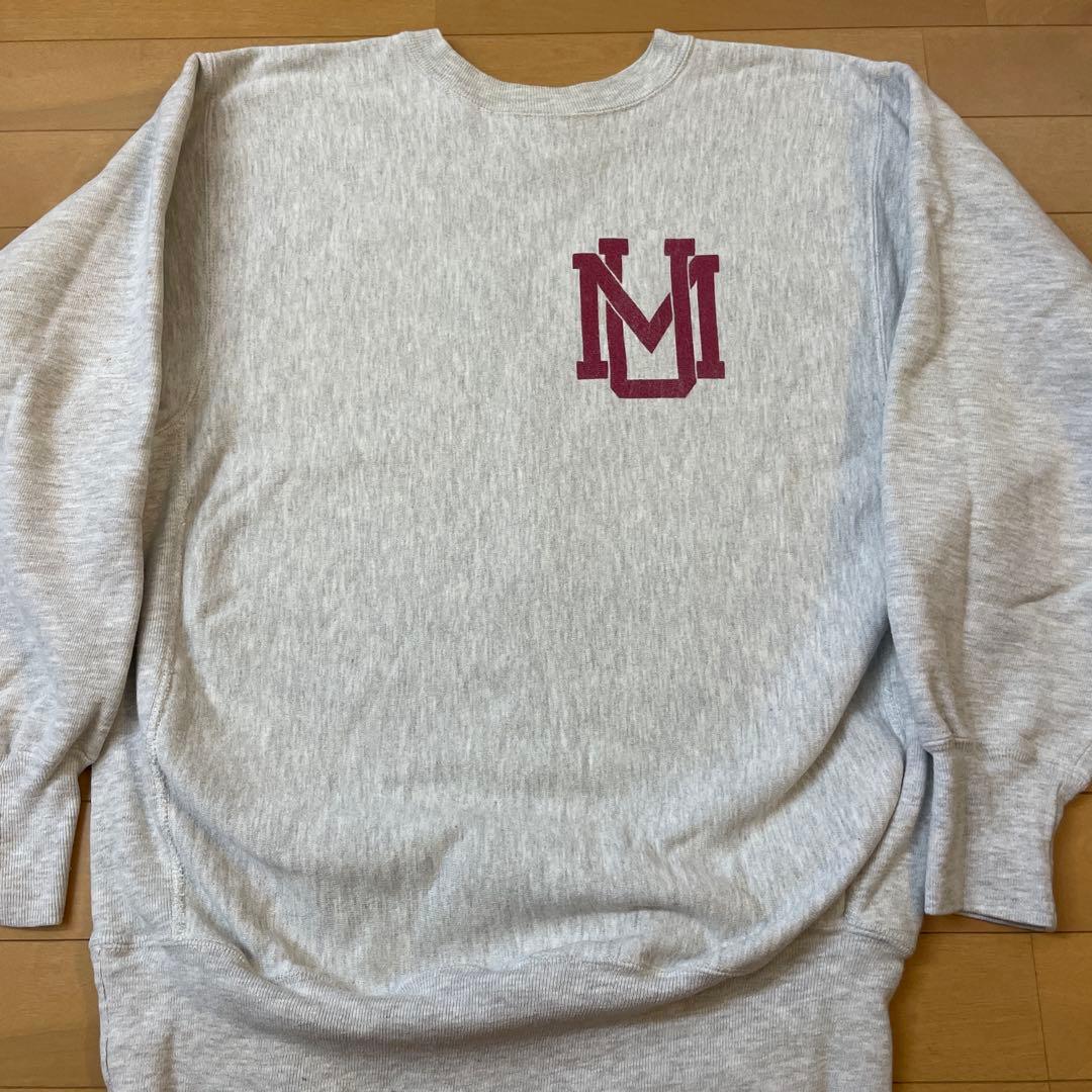 ゲ*ジ様 両面プリント マサチューセッツ チャンピオン リバースウィーブ スウェ