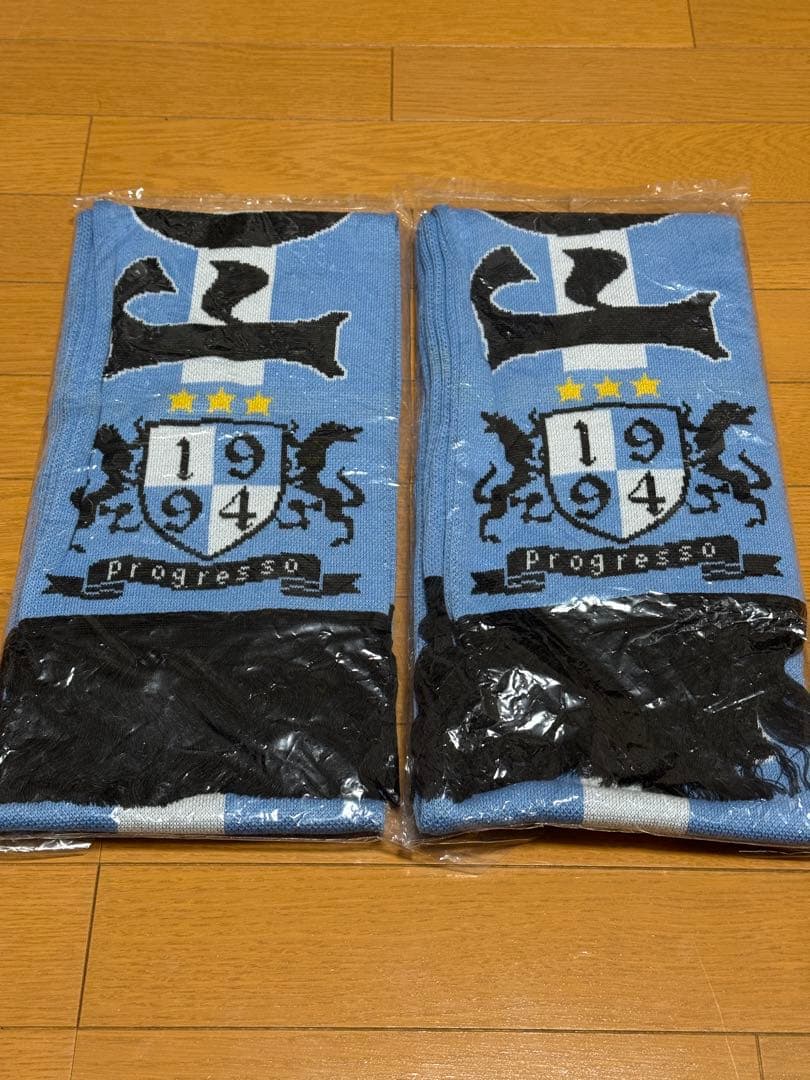 ジュビロ磐田 ニットマフラー 応援団 貴重品 新品未開封品 プログレッソ