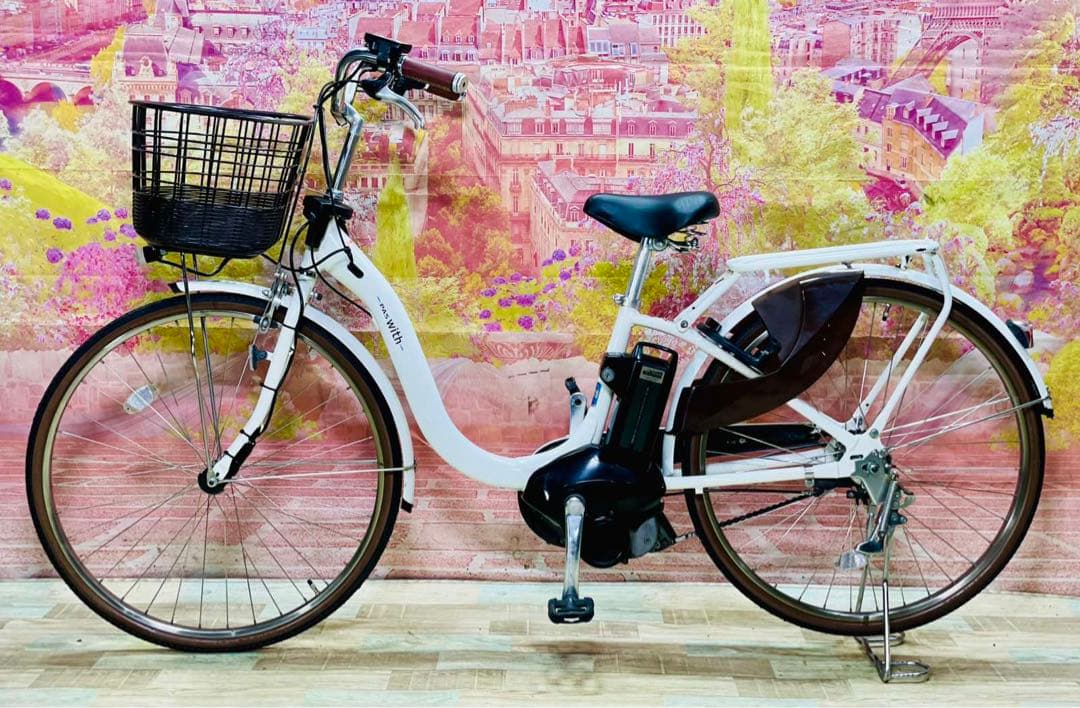 K2922 電動自転車ヤマハ ママチャリ 26インチ PAS with 送料無料