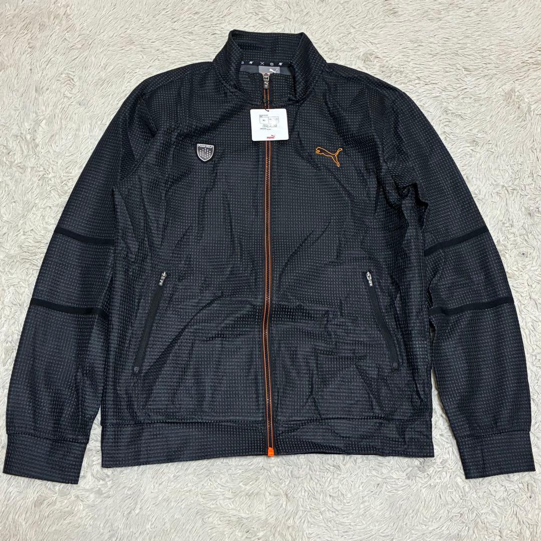 PUMA プーマ 未使用タグ付 XL 黒 ゴルフ ジップアップ ジャケット