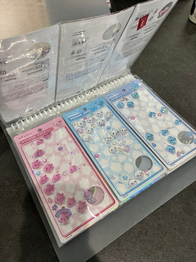 シール34枚セット　ボンボンドロップ　うるちゅる　タイルシール　デニムステッカー