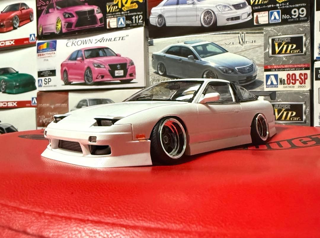 アオシマ URAS 180SX NOS仕様 Ver.2 WORKホイール 深リム