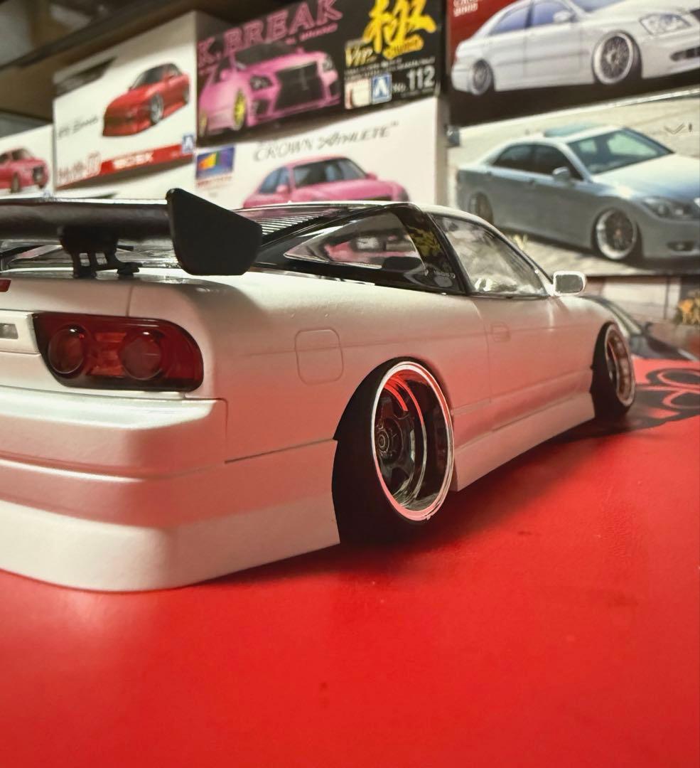 アオシマ URAS 180SX NOS仕様 Ver.2 WORKホイール 深リム