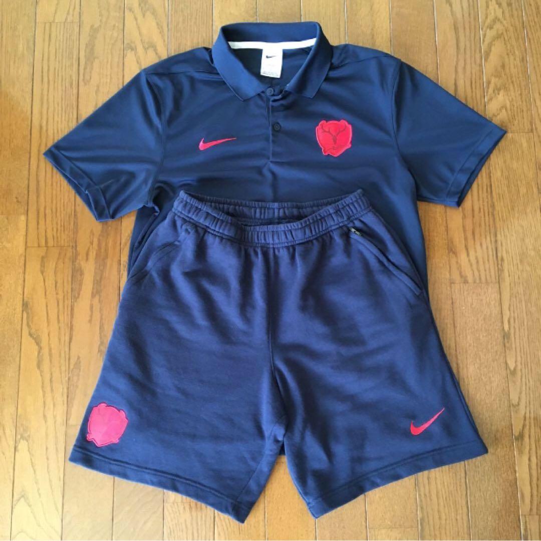 鹿島アントラーズ　NIKE　非売品　選手支給　移動用セットアップ　ゆったりサイズ