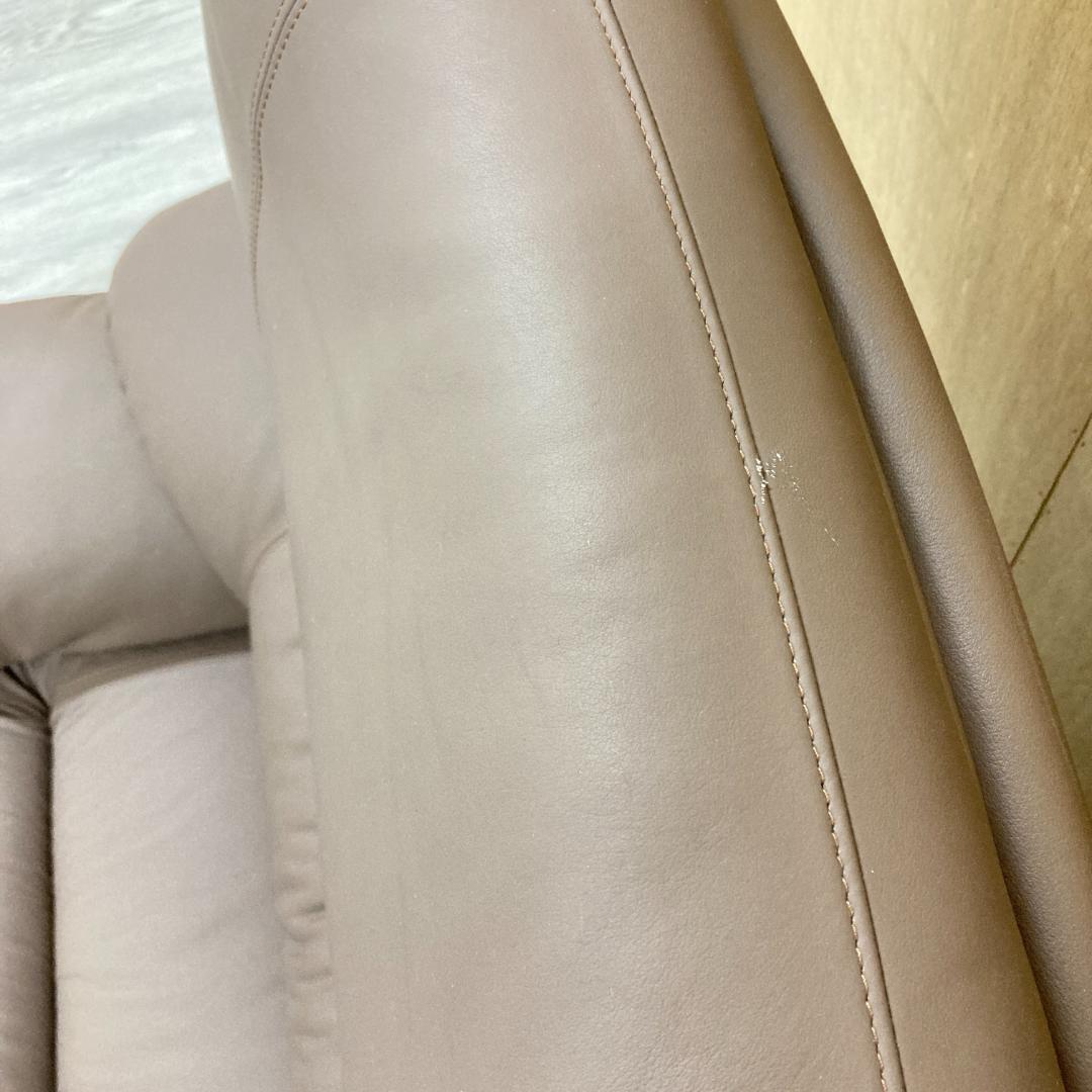 【マルニ】本革　1人掛けソファ　1Ｐソファ 　シングルソファ