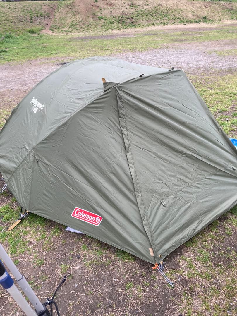コールマン ツーリングドームst 純正グラウンドシート付き