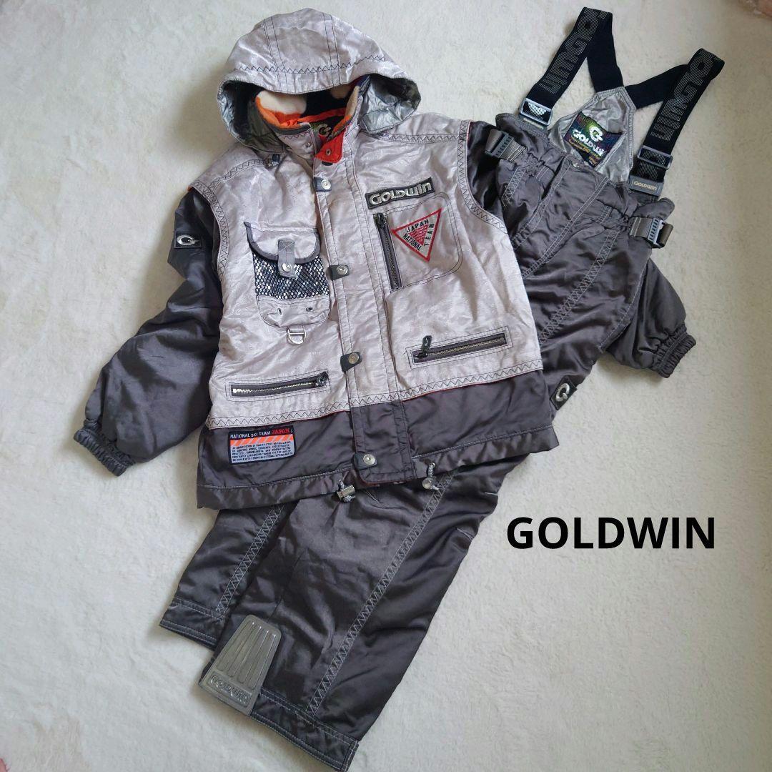 ゴールドウイン スキーウェア 上下セット　シルバー/グレー　160