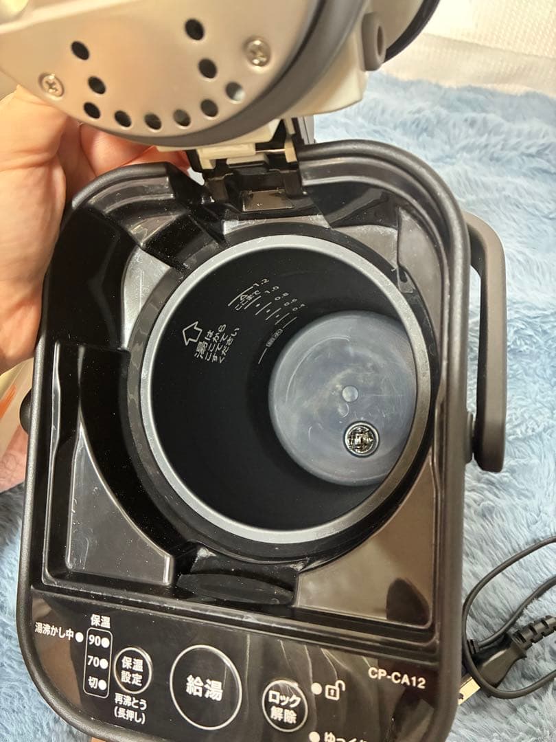 象印　2024年製　STAN スタン　電動ポット　黒　CP-CA12型